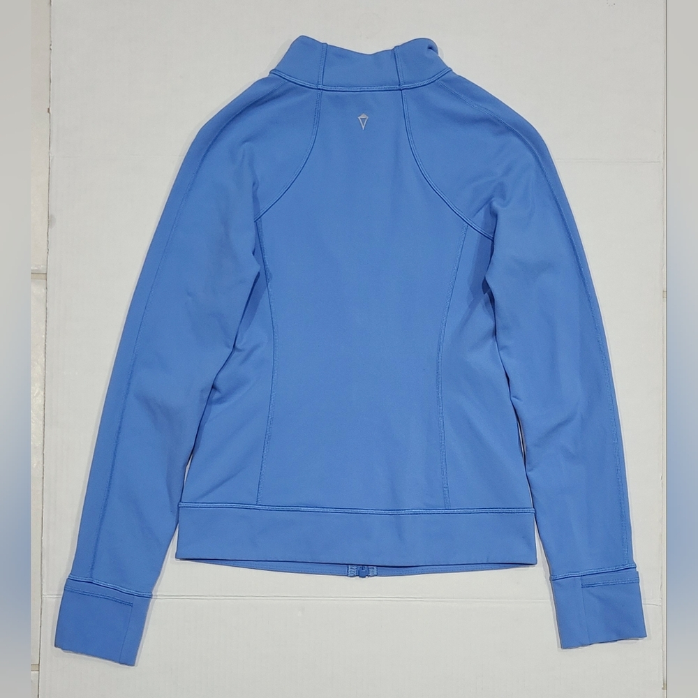 IVIVVA by Lululemon Jacket Perfect Your Practice Blue Cloud Sz 12 - Picture 4 of 14